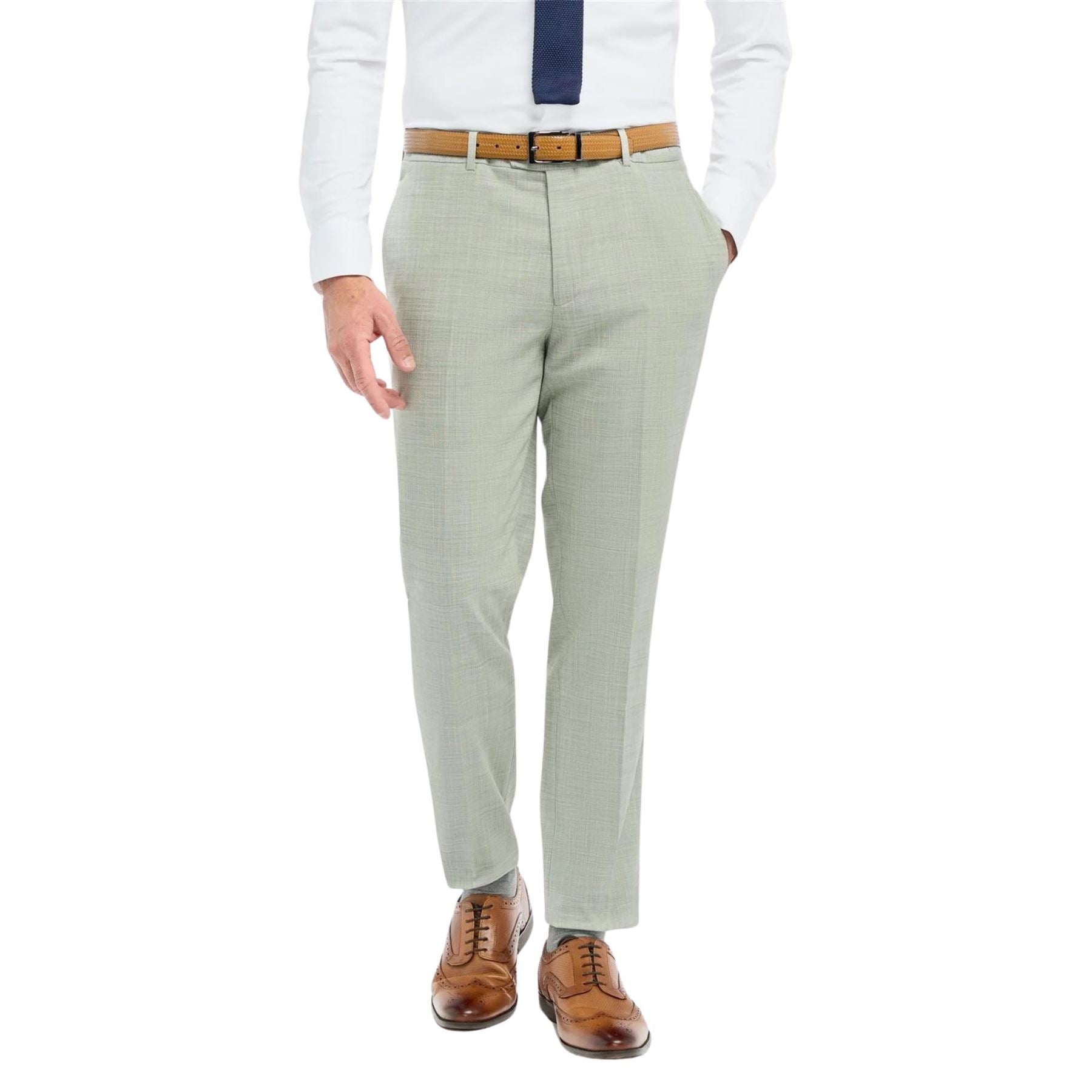 Men's Trousers Sage Green Wedding Suit Pants