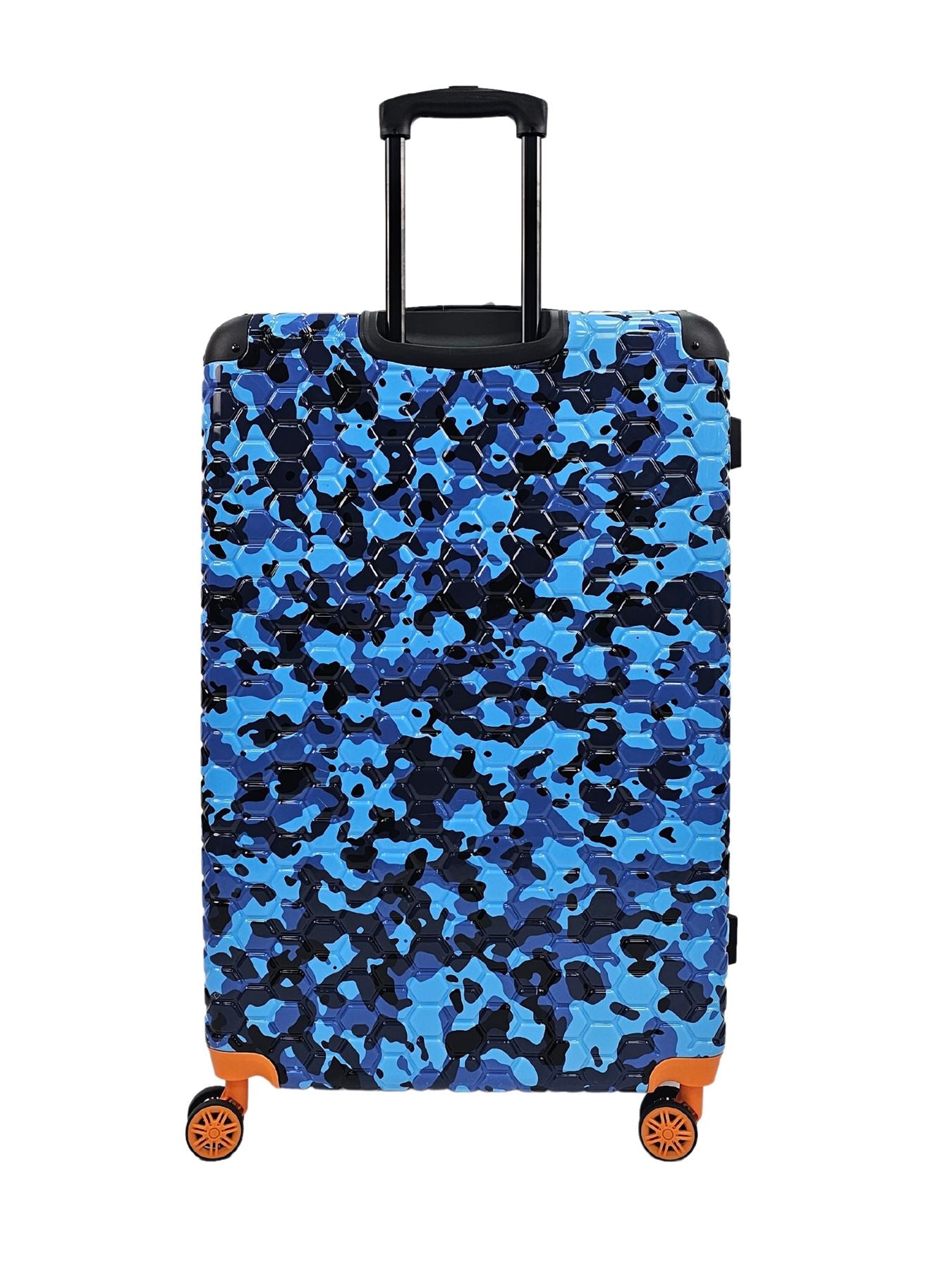 Camo Print Hard Case Shell Suitcase Carry On Cabin Check In Combination Lock