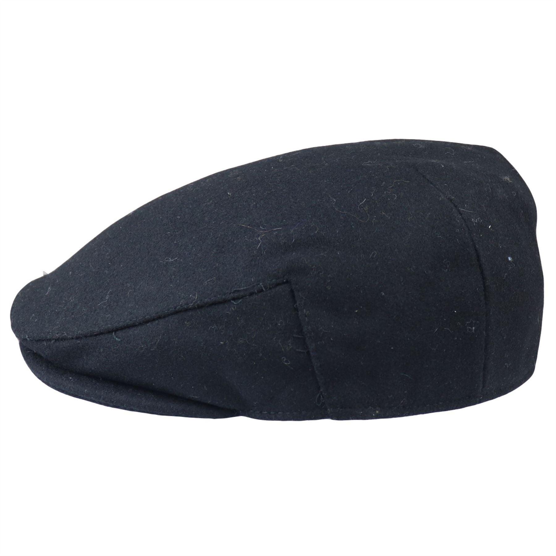 Men's Flat Cap Wool Blend Plain Solid Gatsby Ivy Del Boy Newsboy Hat - Knighthood Store