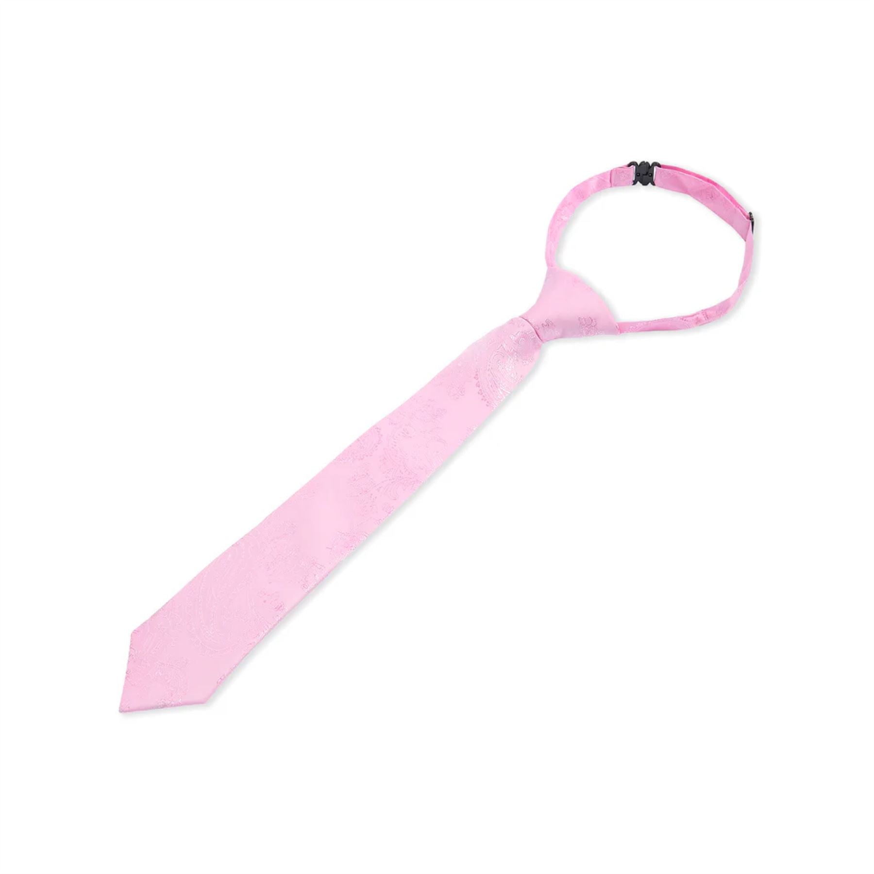 Boys Paisley Necktie Floral Satin Tie