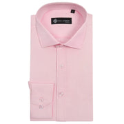 Men’s Classic Double Cuff Cutaway Collar Dress Shirt