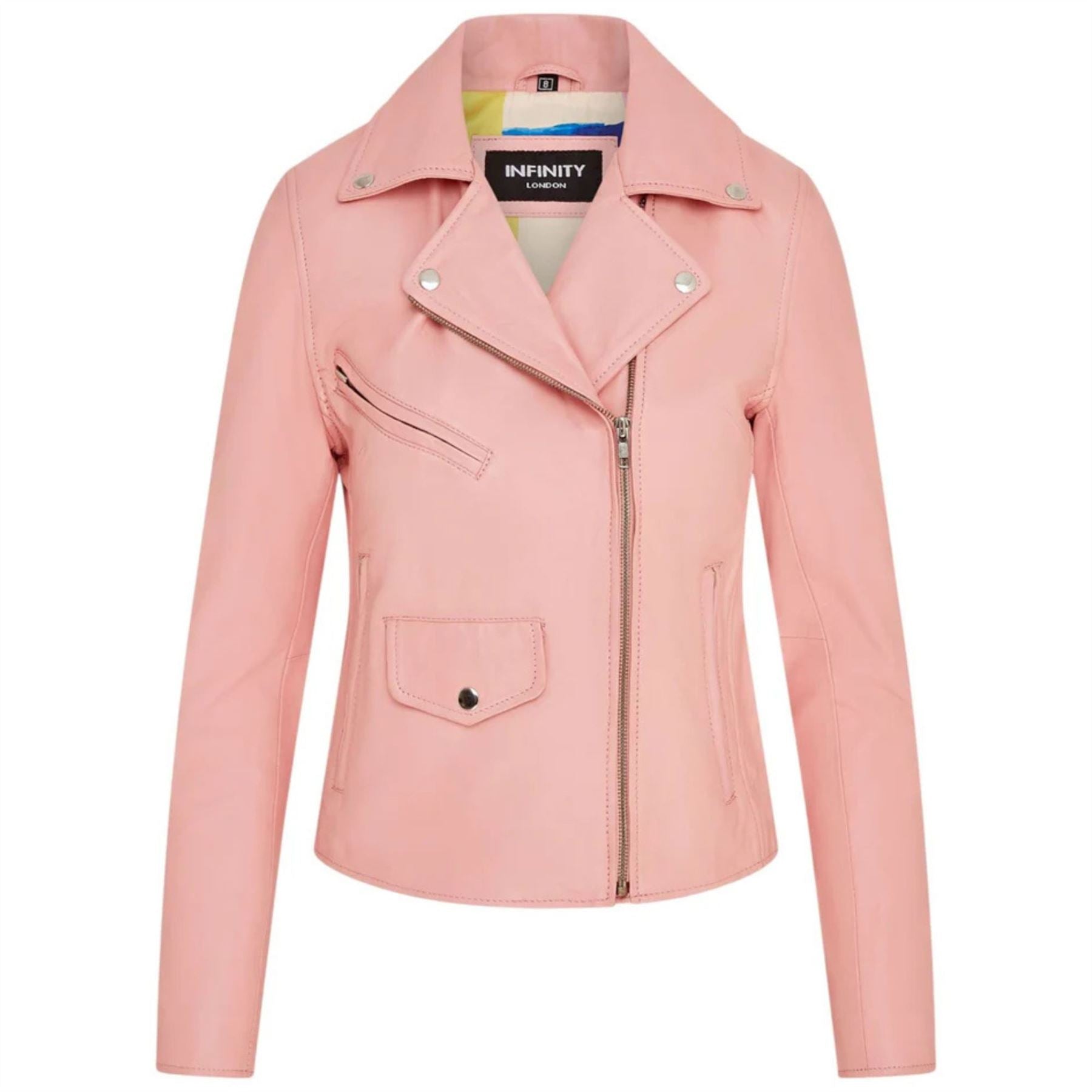 Women's Real Leather Brando Style Biker Jacket