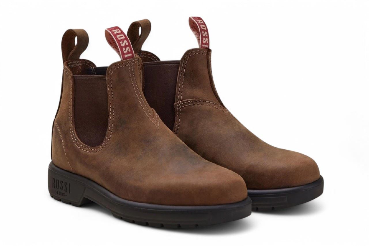 Endura 303 - Tan Brown Leather Chelsea Boots