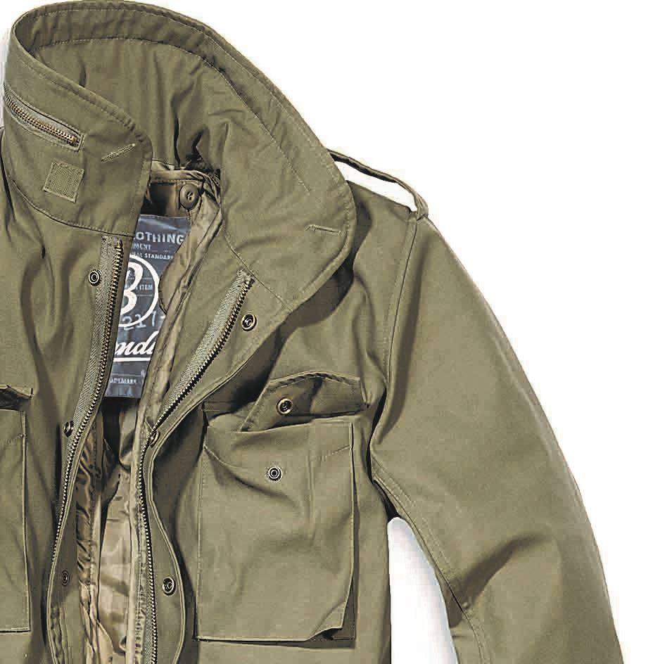 Brandit M65 Military Vintage Parka Jacket Field Army Combat Zip Warm Winter - Knighthood Store