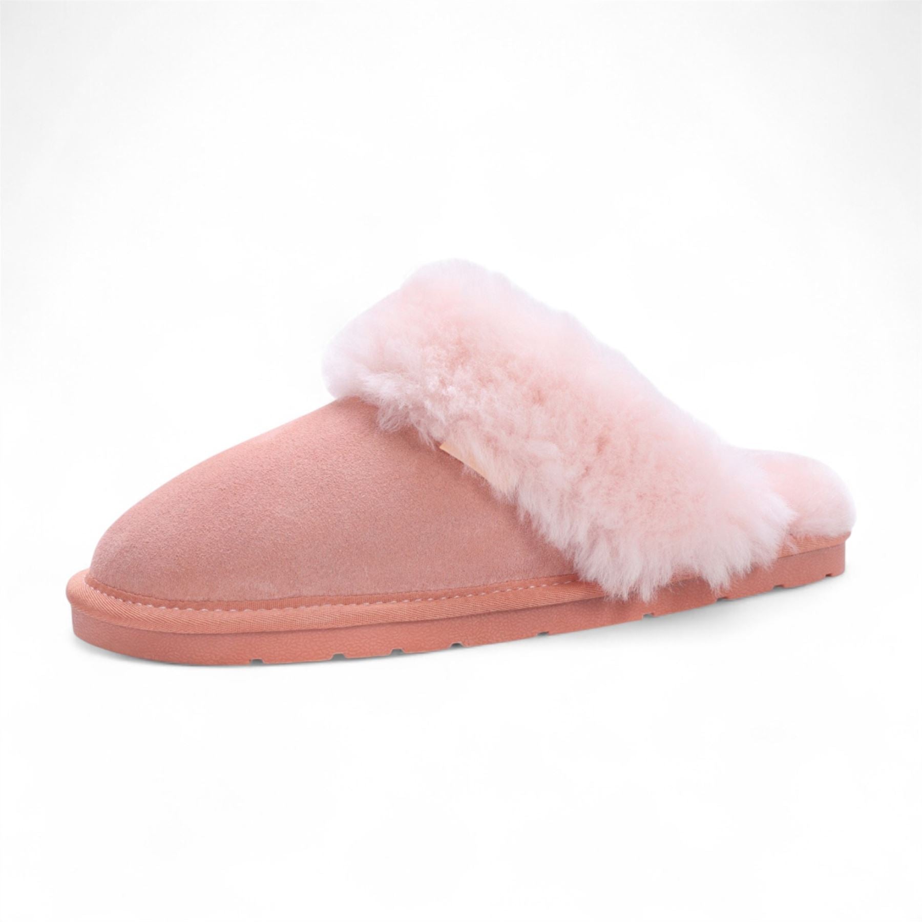 Luna - Women's Sheepskin Suede Mule Slippers