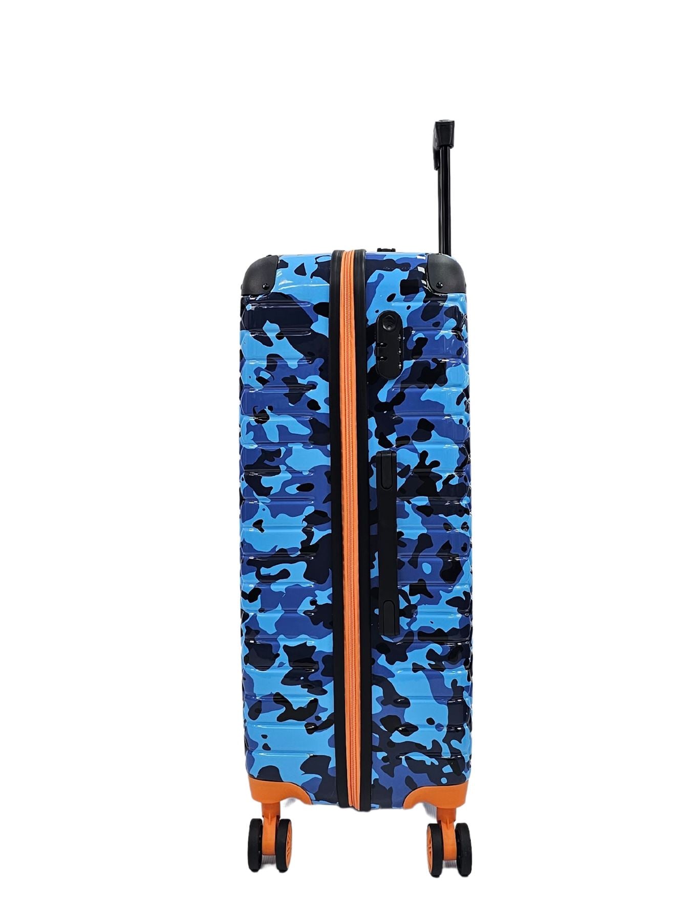 Camo Print Hard Case Shell Suitcase Carry On Cabin Check In Combination Lock