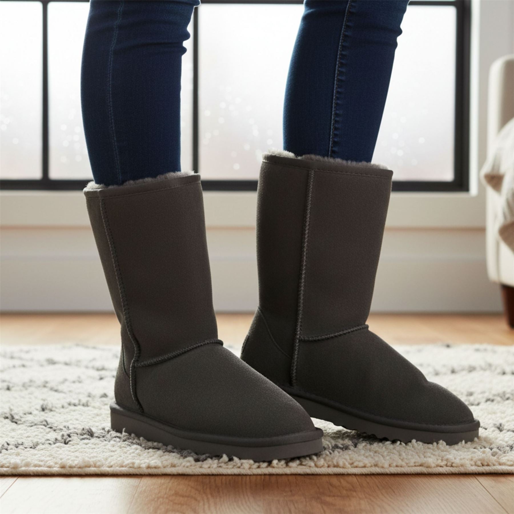 Dusk - Women's Sheepskin Suede Winter Boots