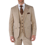 Men's Blazer Beige Sport Coat Tailored Fit Summer Suit Jacket - Knighthood Store