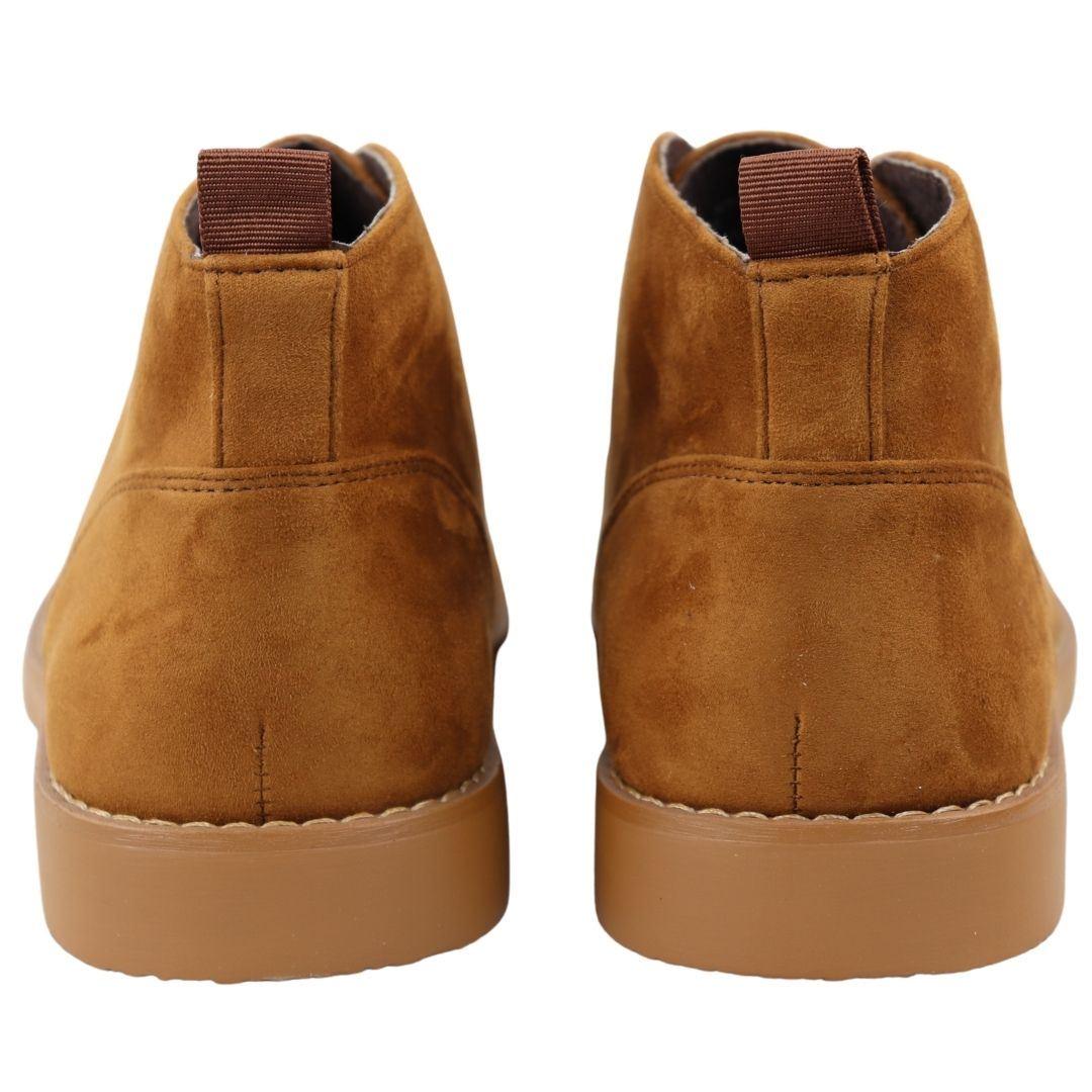 Mens's Chukka Desert Ankle Boots Lace Up Suede Shoes - Knighthood Store