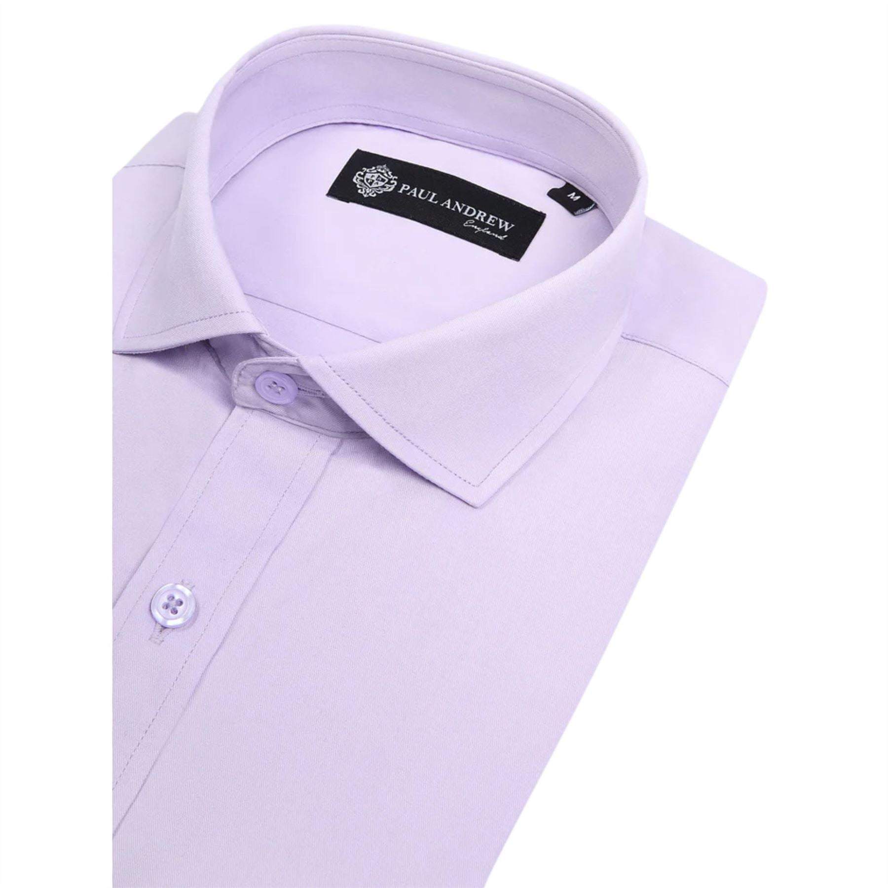 Men’s Classic Double Cuff Cutaway Collar Dress Shirt