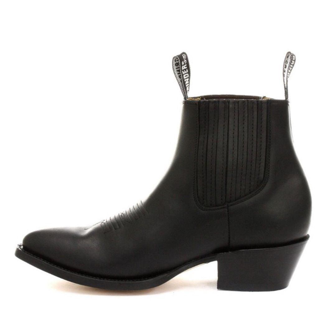 Mens Cowboy Ankle Boots Grinders Maverick Real Leather Western Riding Cuban - Knighthood Store