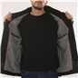 Men's Leather Motorcycle Jacket Classic Biker Coat