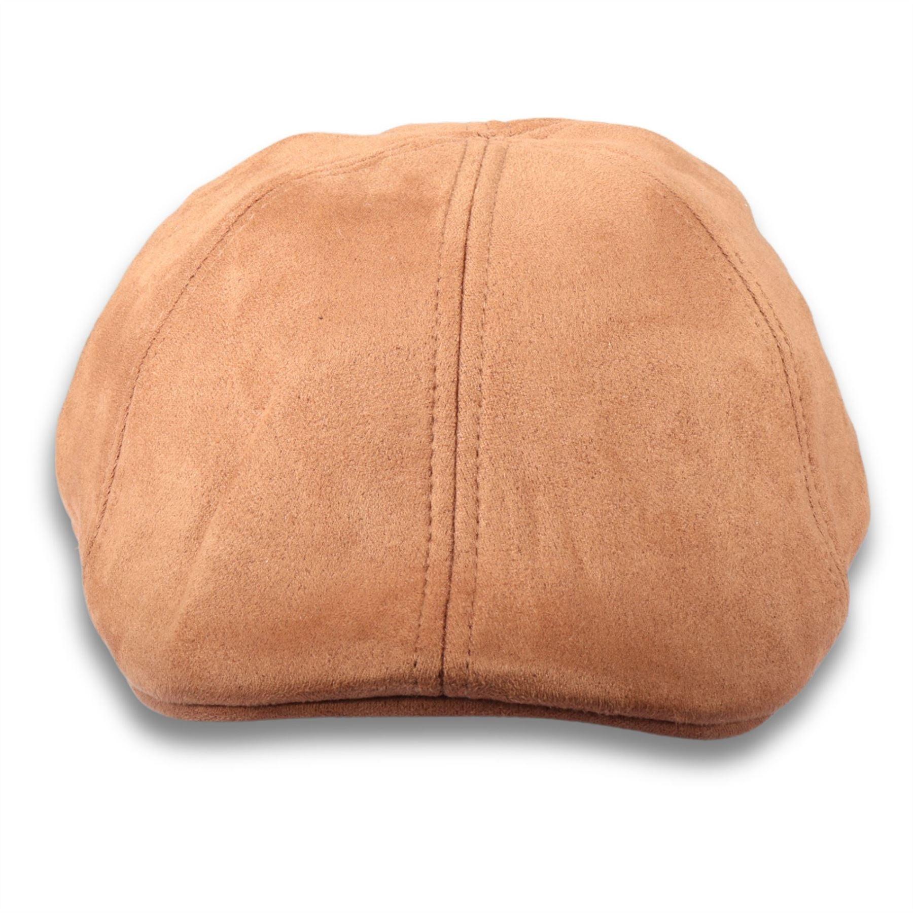 Men's Duckbill Cap Plain Solid Gatsby Peaked Ivy 6 Panel Hat - Knighthood Store