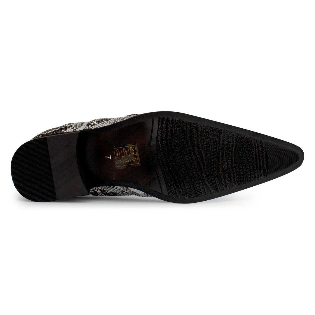 Mens Metal Toe Pointed Shoes Suede Leather Patent Laced Cowboy Italian Dancing - Knighthood Store
