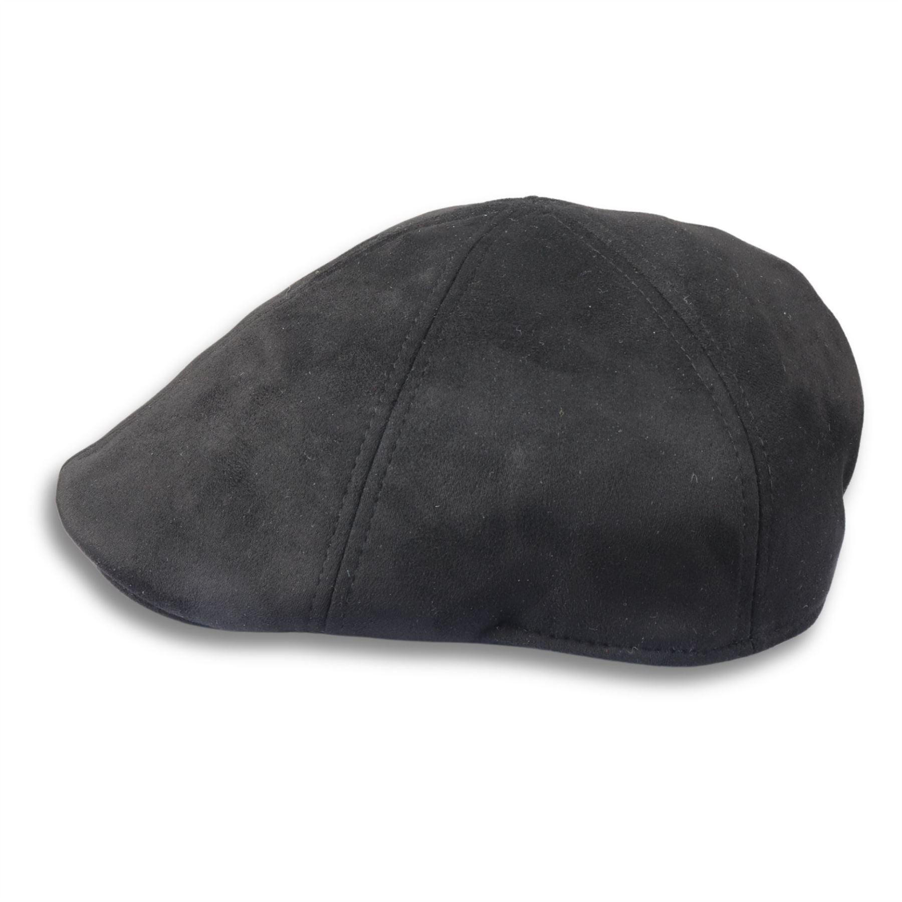Men's Duckbill Cap Plain Solid Gatsby Peaked Ivy 6 Panel Hat - Knighthood Store