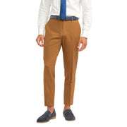 Men's Camel Brown Trousers Wool Formal Suit Pants