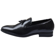 Men's Leather Lined Tassel Pattern Loafers