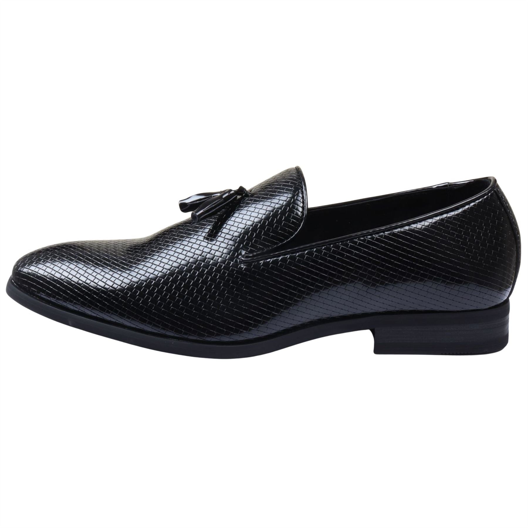 Men's Leather Lined Tassel Pattern Loafers