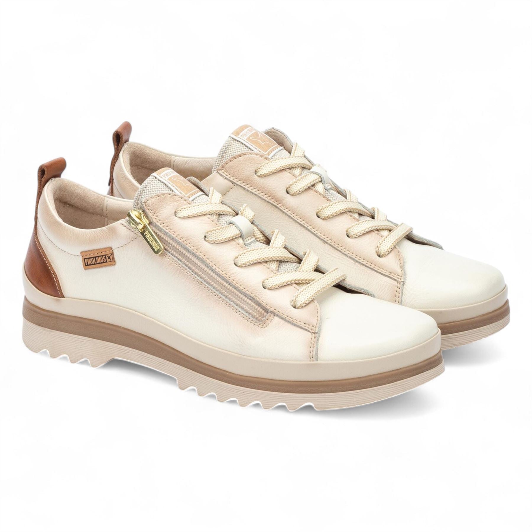 Vigo - Women’s Nata White Leather Sneakers