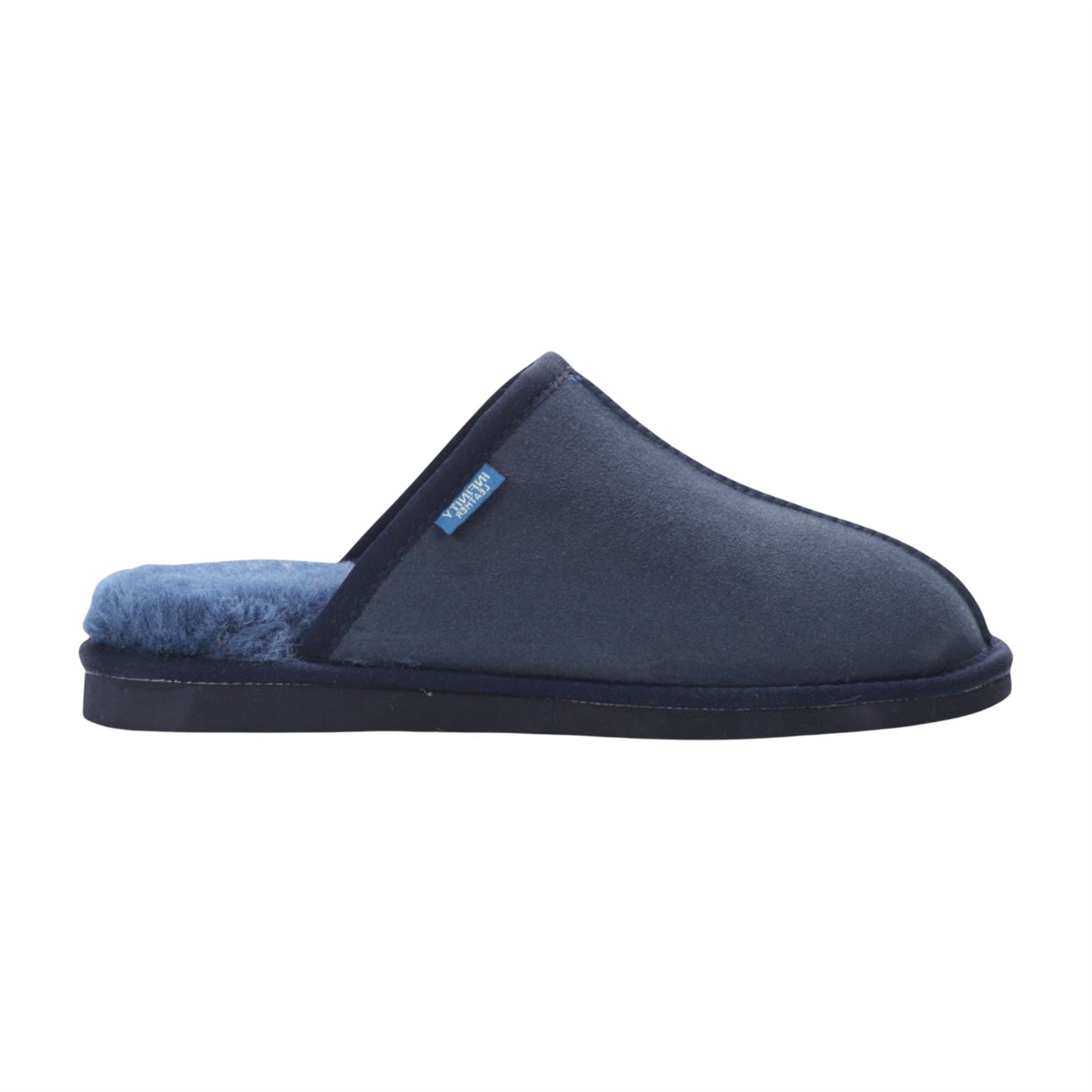 Highland - Men's Genuine Sheepskin Suede Mule Slippers