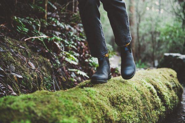 Blundstone 566 Black Thermal Leather Chelsea Boots Black Nubuck Slip On Retro - Knighthood Store