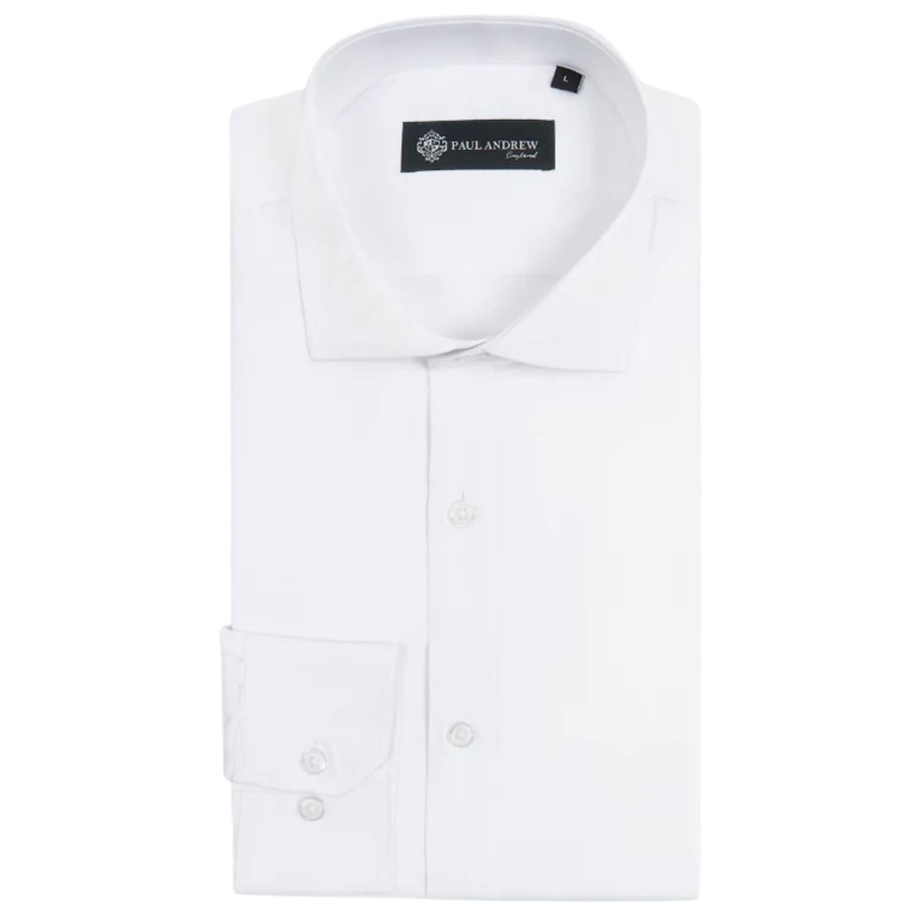 Men’s Classic Double Cuff Cutaway Collar Dress Shirt