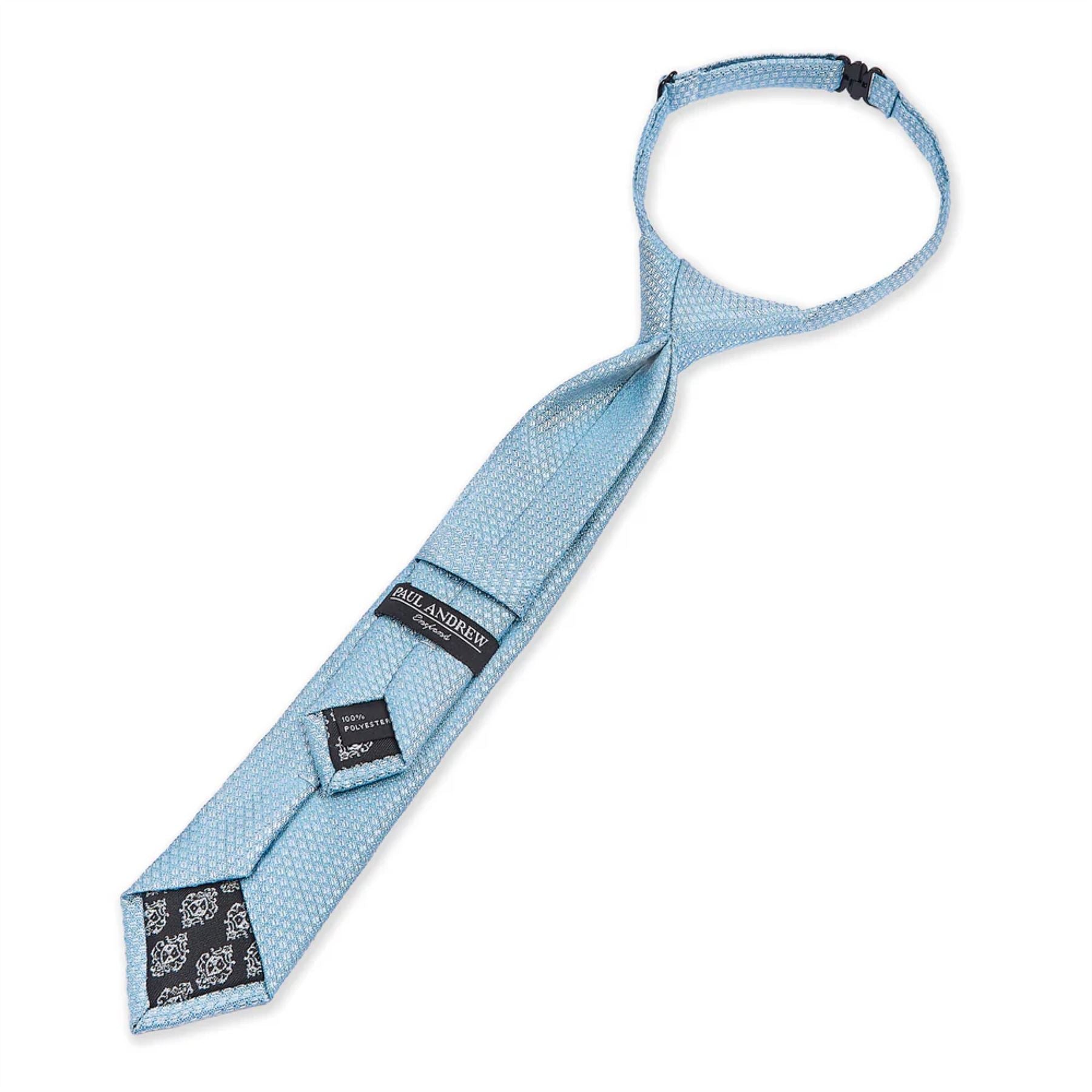 Boys Textured Necktie Satin Silk Tie