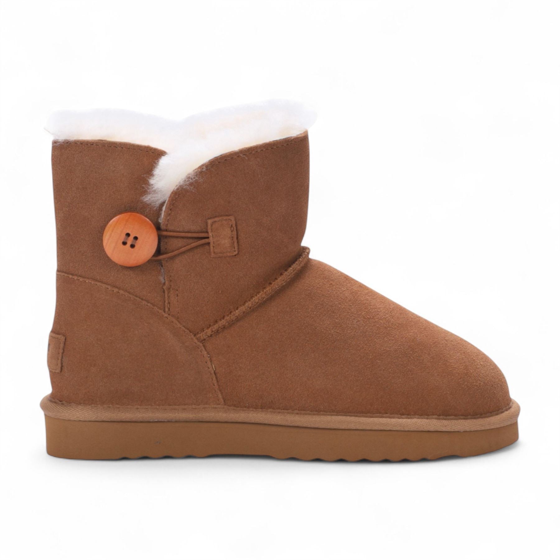 Alpine - Women's Sheepskin Suede Winter Slip-On Boots