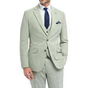Men's Blazer Sage Green Tailored Fit Formal Suit Jacket