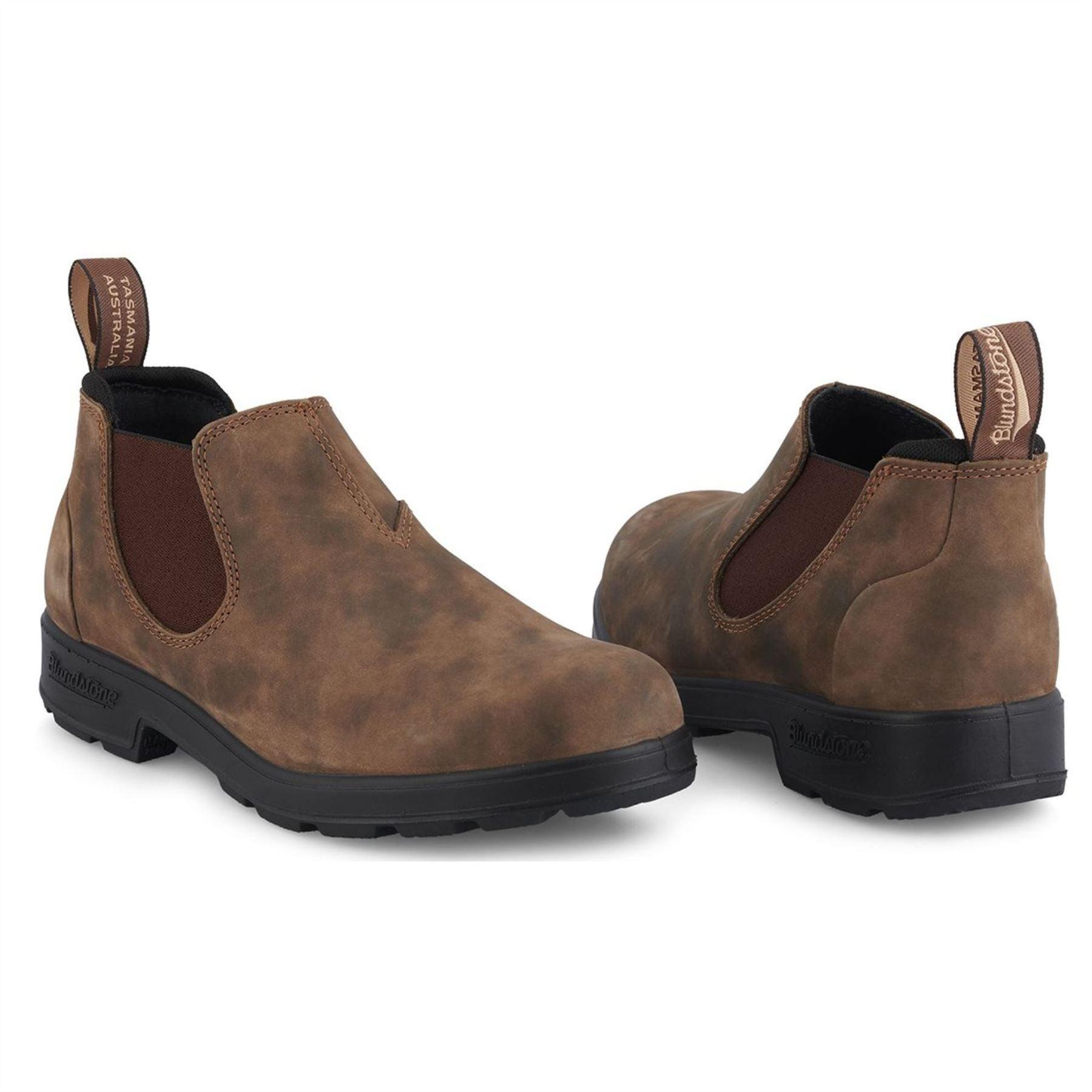 Blundstone 2036 Rustic Brown Low-Cut Leather Boots Low Classic Vintage Retro - Knighthood Store