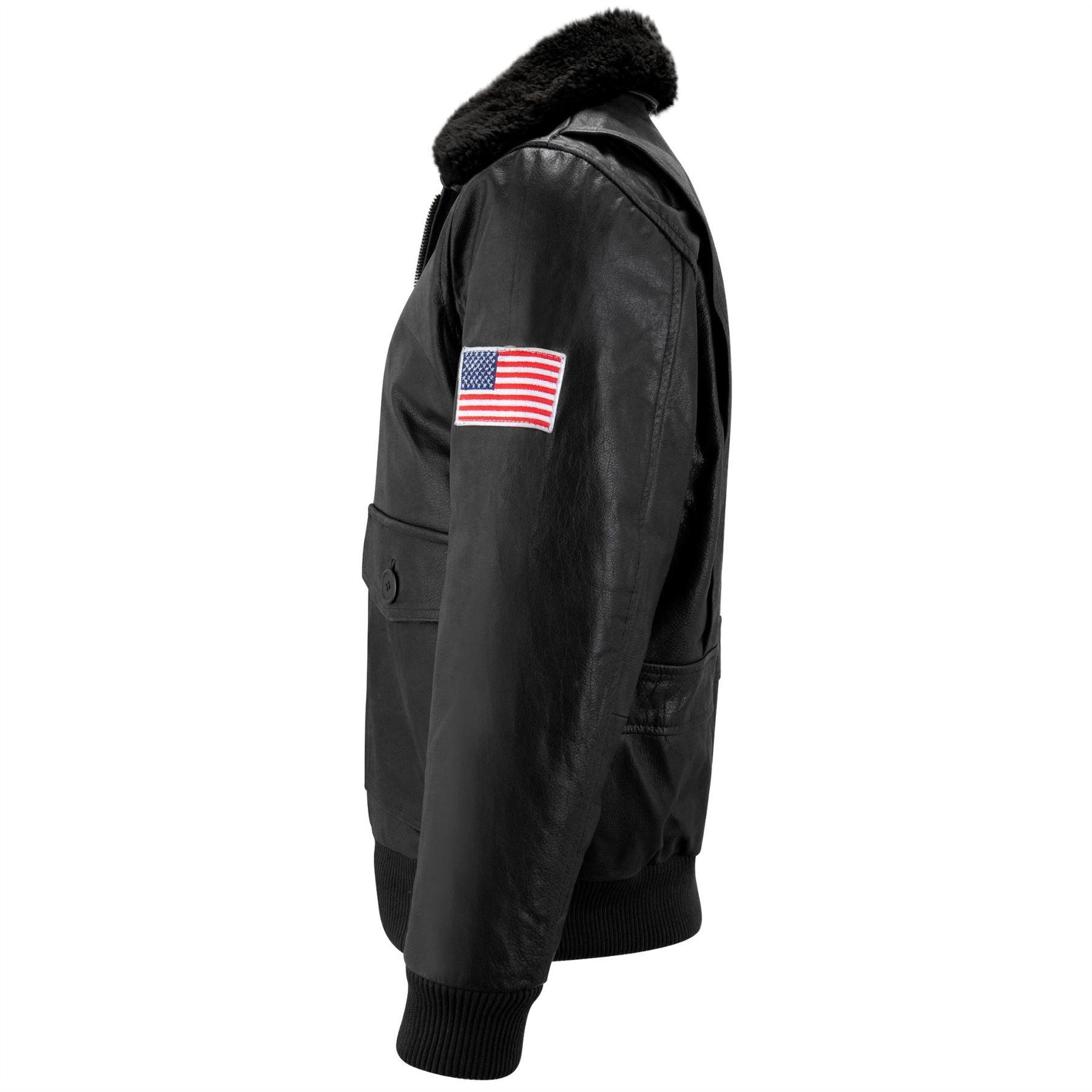 Mens Real Leather US Aviator Air Force Pilot Flying Bomber Jacket - Knighthood Store