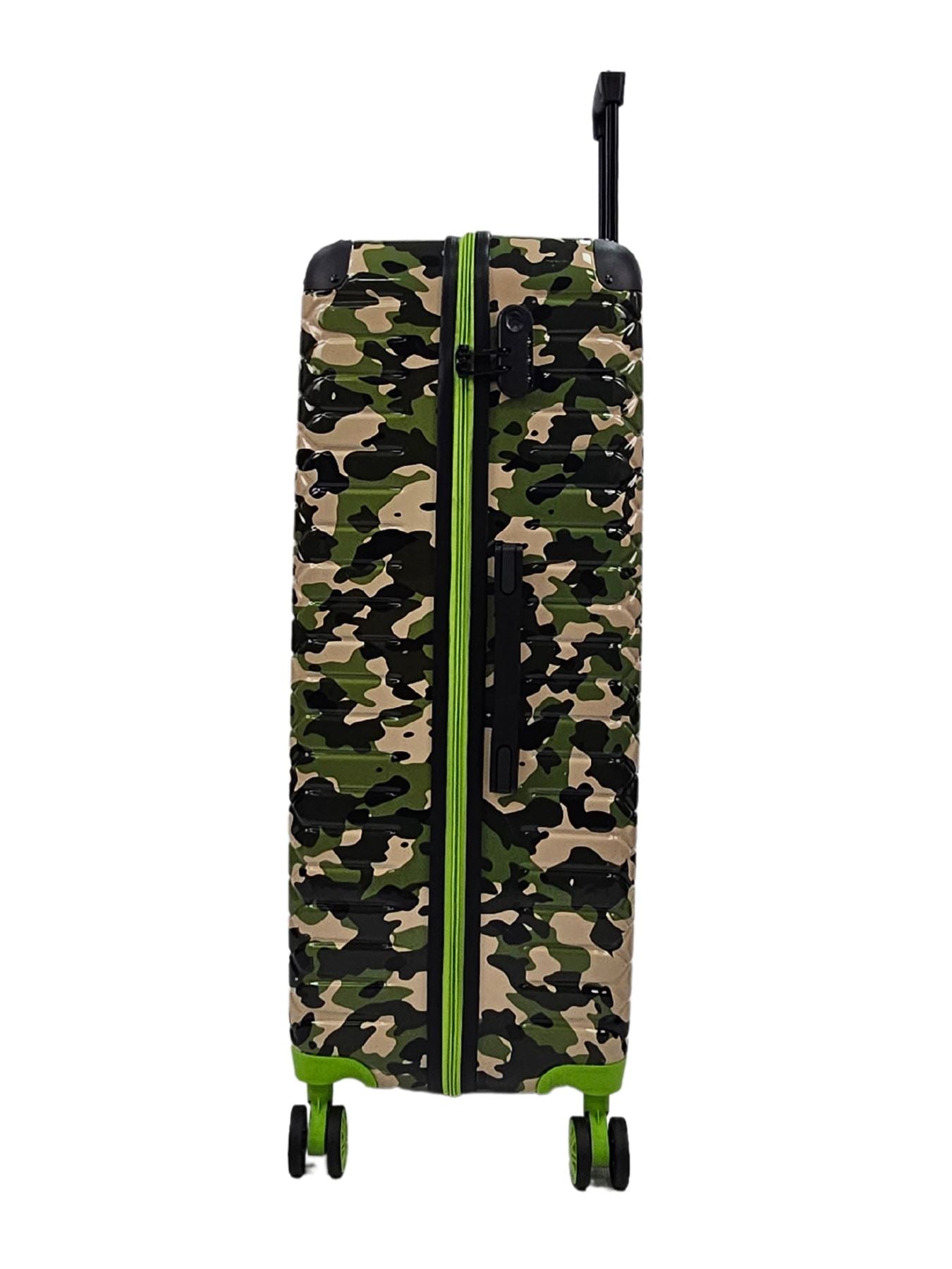 Camo Print Hard Case Shell Suitcase Carry On Cabin Check In Combination Lock