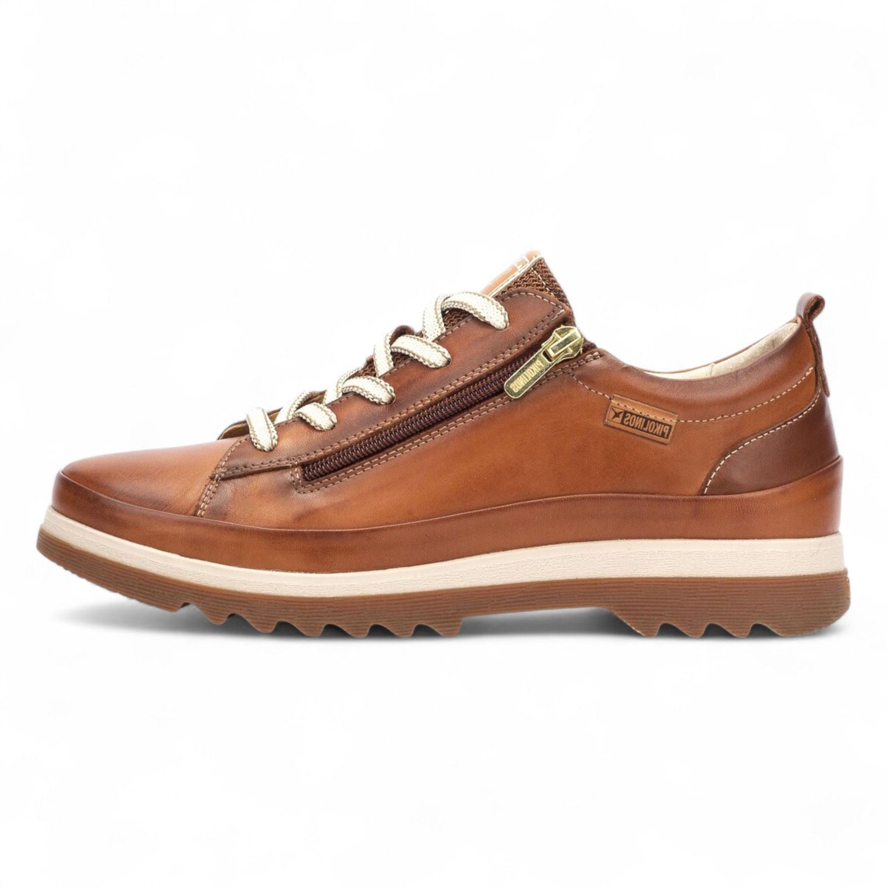Vigo - Women’s Brandy Brown Leather Sneakers