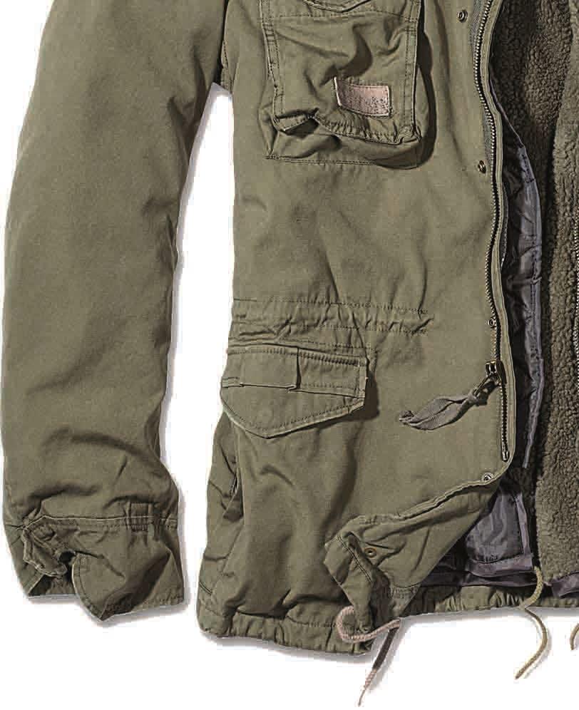 Brandit M65 Giant Military Parka Jacket US Army Combat Zip Fleece Warm Winter - Knighthood Store