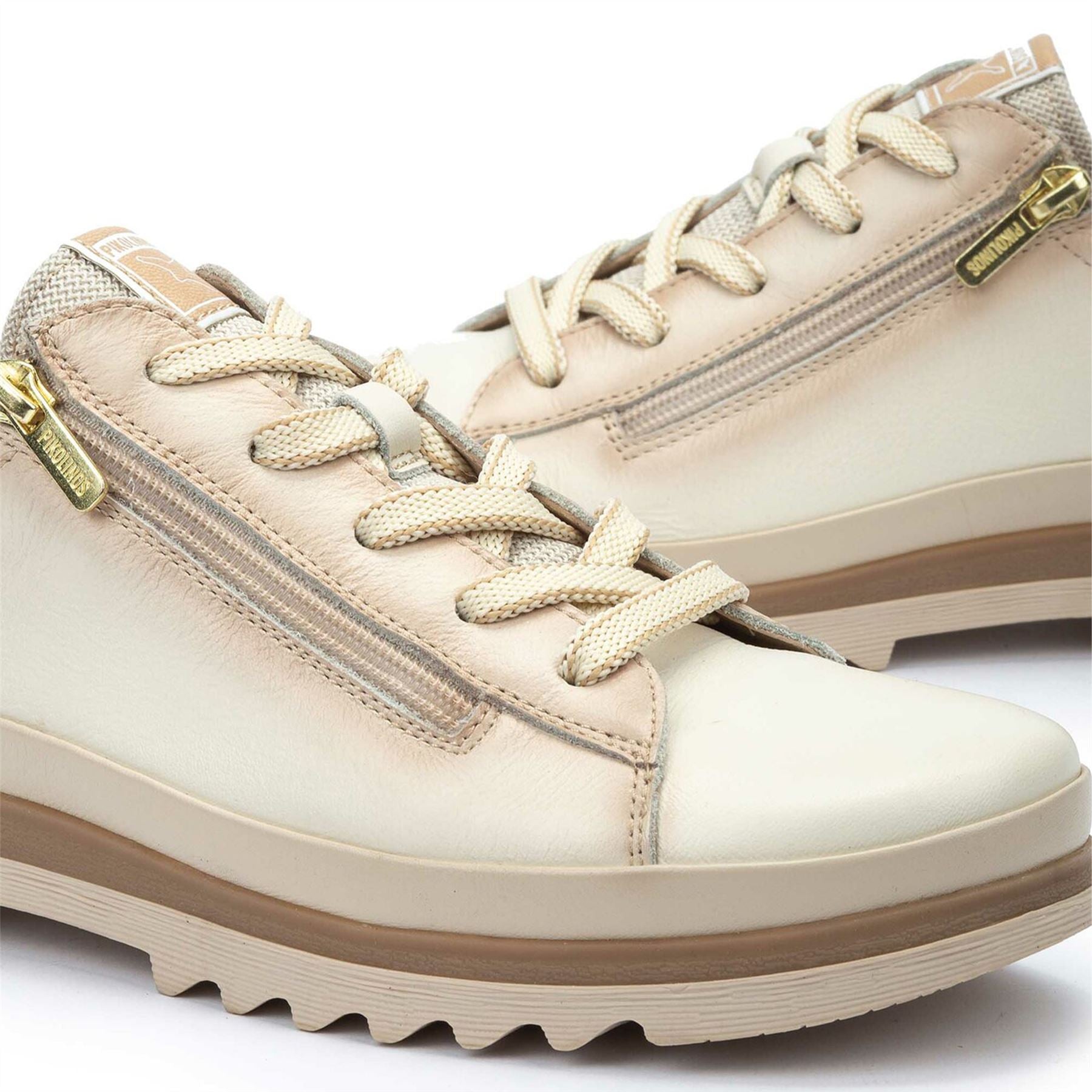 Vigo - Women’s Nata White Leather Sneakers