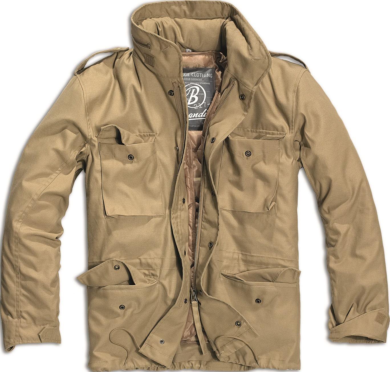 Brandit M65 Military Vintage Parka Jacket Field Army Combat Zip Warm Winter - Knighthood Store