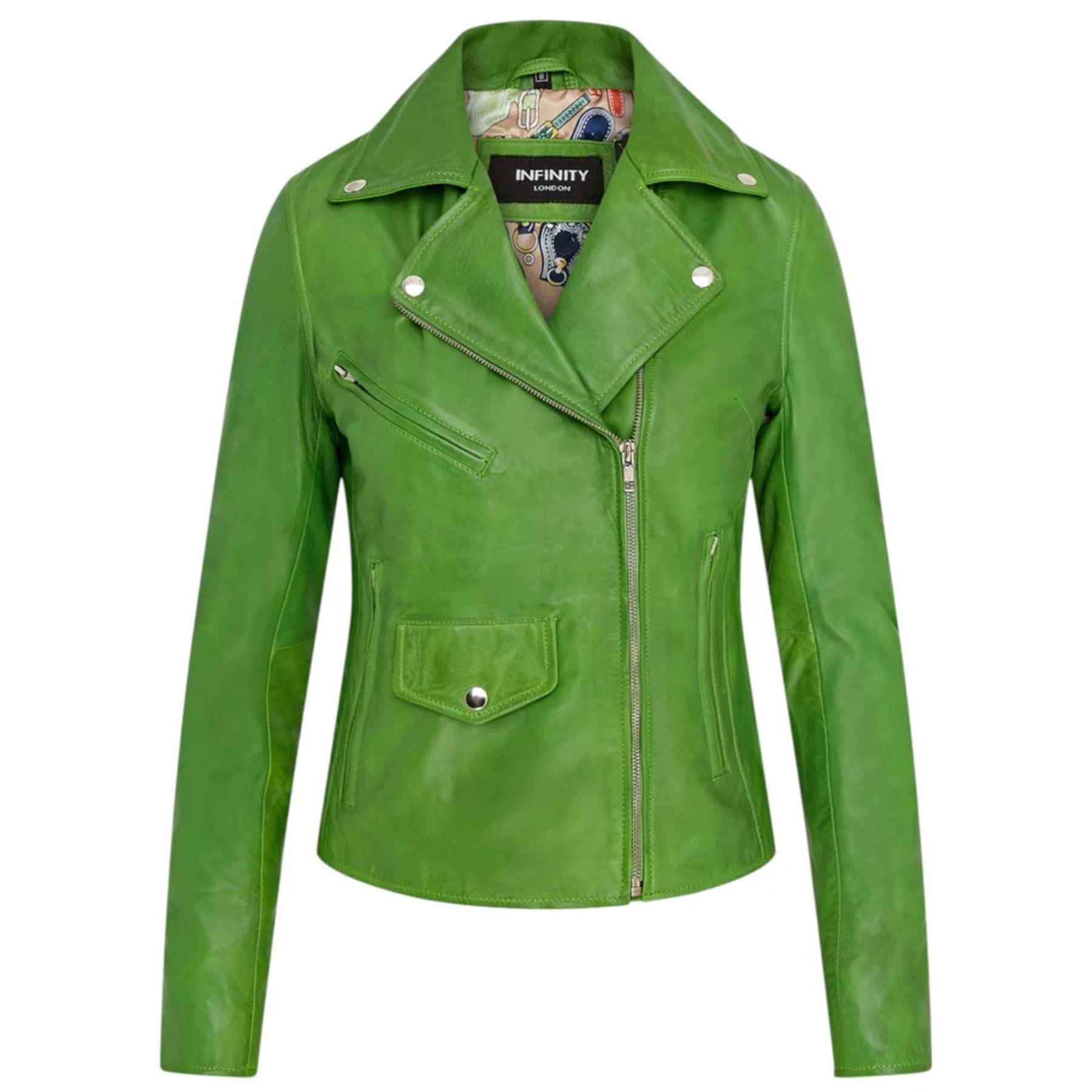 Women's Real Leather Brando Style Biker Jacket