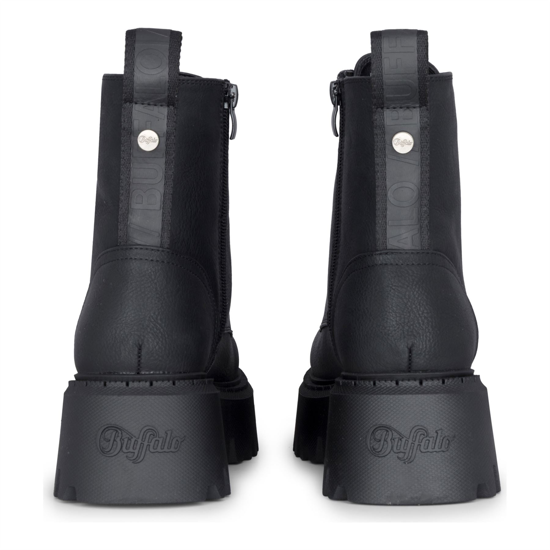 ASPEN LACE UP WARM - Women’s Black Combat Ankle Boots