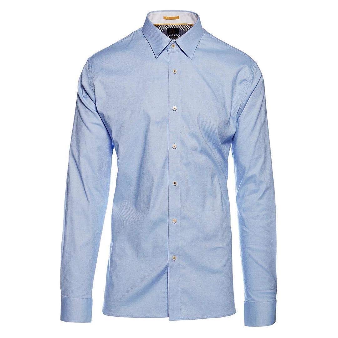 Mens Tailored Fit Stretch Cotton Button Shirt Smart Casual Formal 1920's Blinders Vintage - Knighthood Store