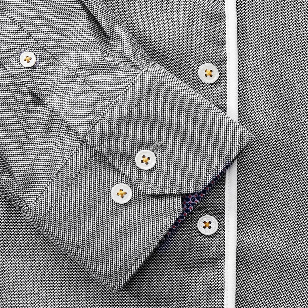 Mens Tailored Fit Stretch Cotton Button Shirt Smart Casual Formal 1920's Blinders Vintage - Knighthood Store