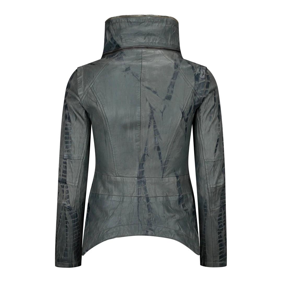 Womens Ladies Girls Soft Black Real Leather Racing Biker Style Jacket - Knighthood Store