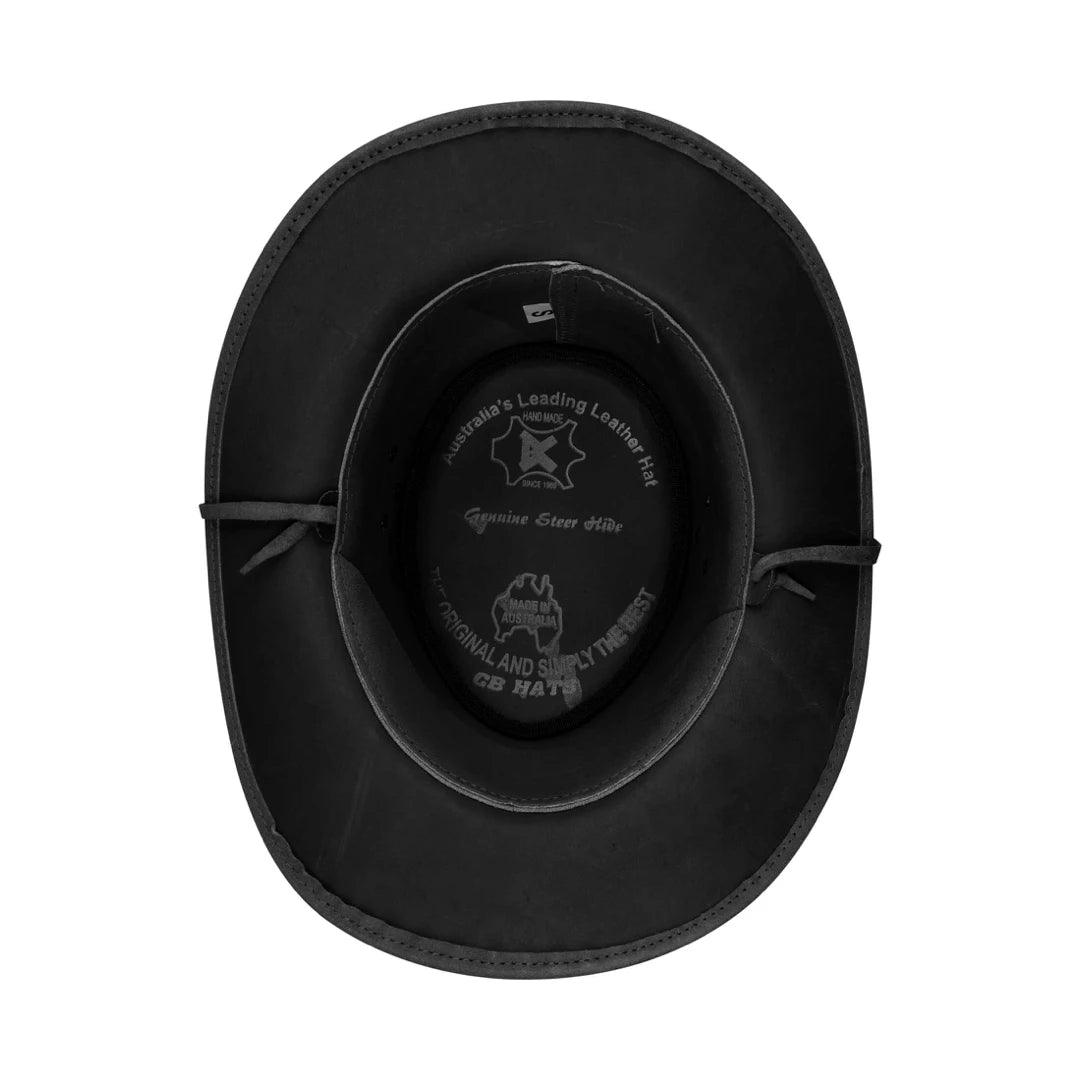 Australian Unisex Western Cowboy Hat Real Leather Outback Riding Outlaw Classic - Knighthood Store