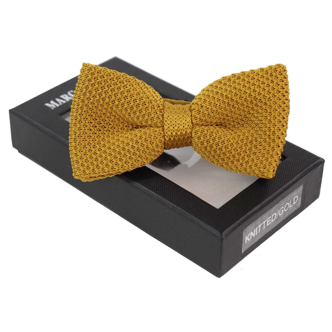 Mens Boys Womens Unisex Knitted Bow Tie Woven Vintage Classic Wedding Prom Tux - Knighthood Store