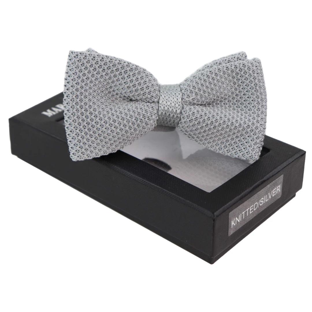 Mens Boys Womens Unisex Knitted Bow Tie Woven Vintage Classic Wedding Prom Tux - Knighthood Store
