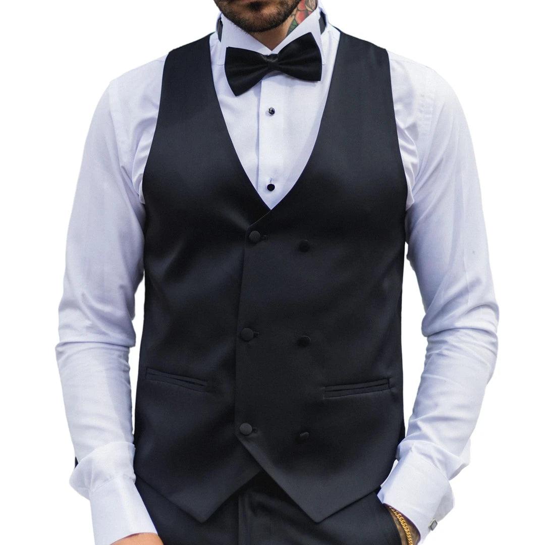 Black sales dinner waistcoat