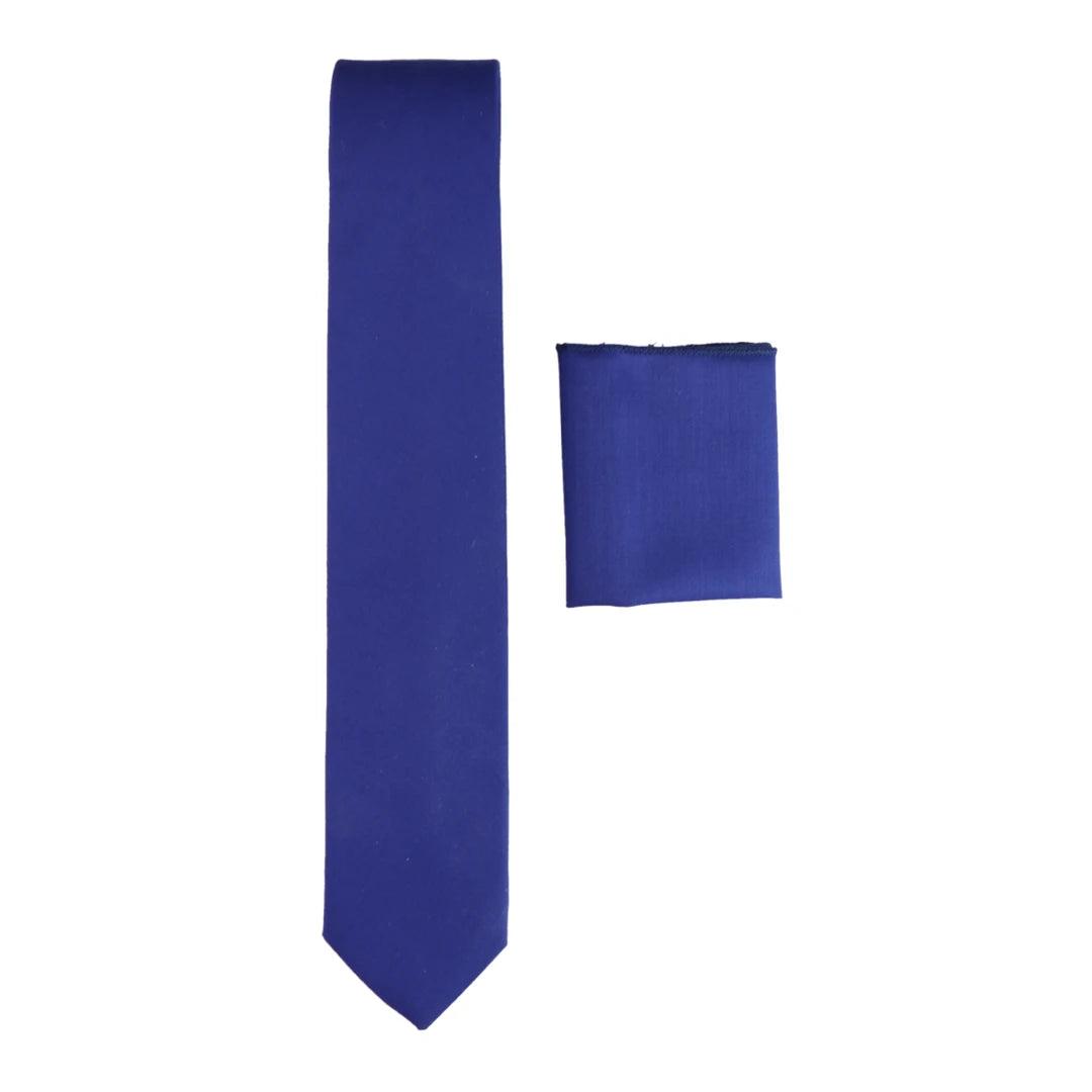 Mens Tie Hankie Set Classic Vintage Retro 1920s Peaky Blinders Gatsby - Knighthood Store