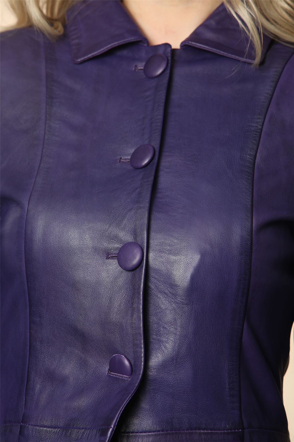 Women's Gothic Full Length Victorian Leather Coat