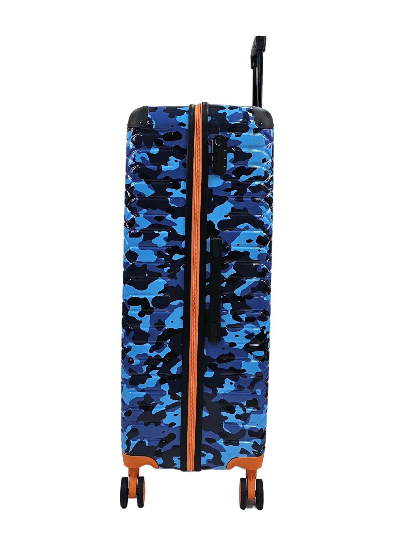 Camo Print Hard Case Shell Suitcase Carry On Cabin Check In Combination Lock