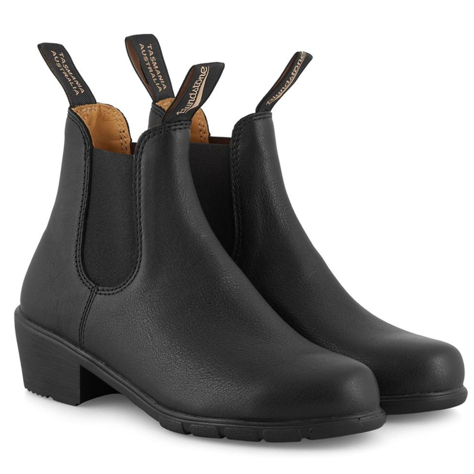 Blundstone 1671 Womens Black Leather Chelsea Boots Elasticated Ankle Classic - Knighthood Store
