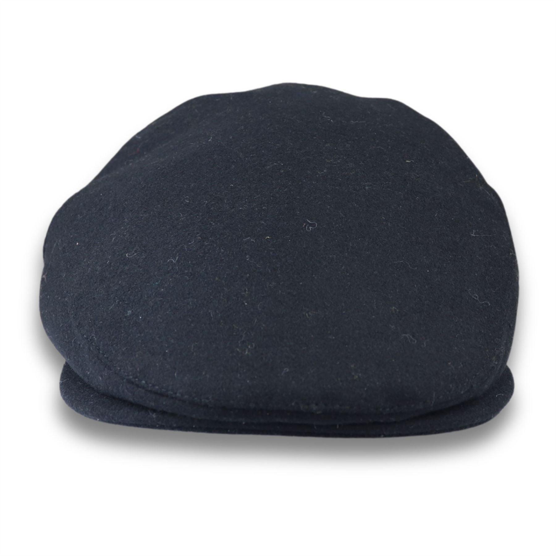 Men's Flat Cap Wool Blend Plain Solid Gatsby Ivy Del Boy Newsboy Hat - Knighthood Store